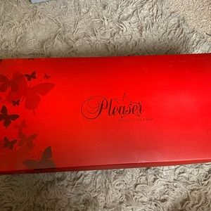 Pleaser thigh high platform heels